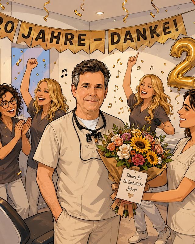 Wir feiern heute 20 Jahre …